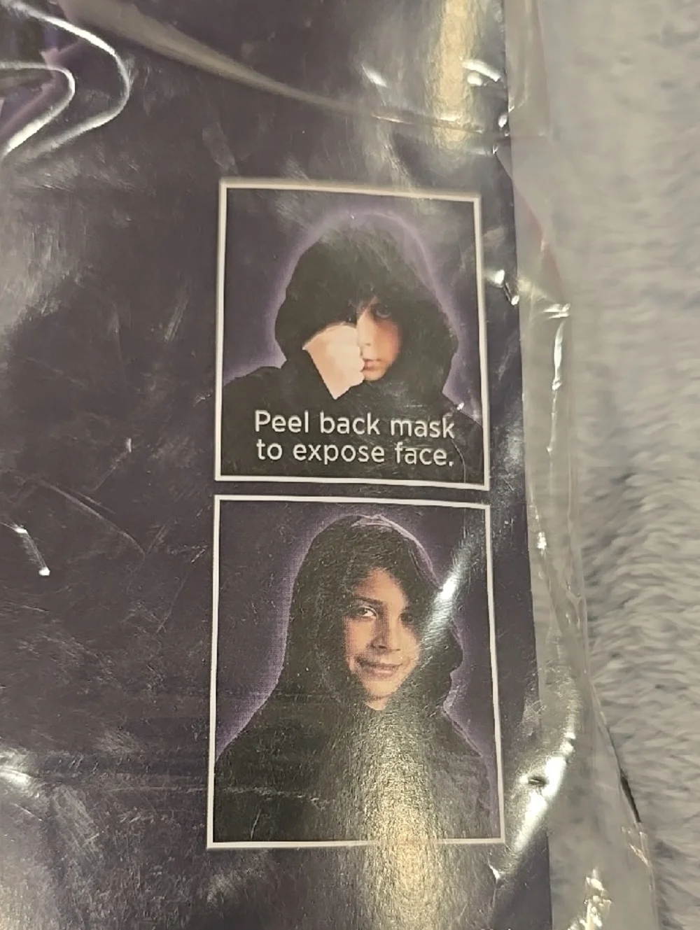 ❤️10/$40 New Unknown Phantom Hooded Costume - Black & Purple